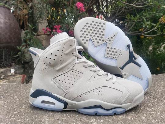 (image for) Air Jordan 6 Georgetown Shoes CT8529-012 Grey Navy-14